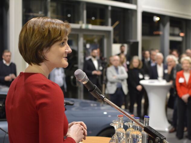 Simone Lange beim BDS Neujahrsempfang