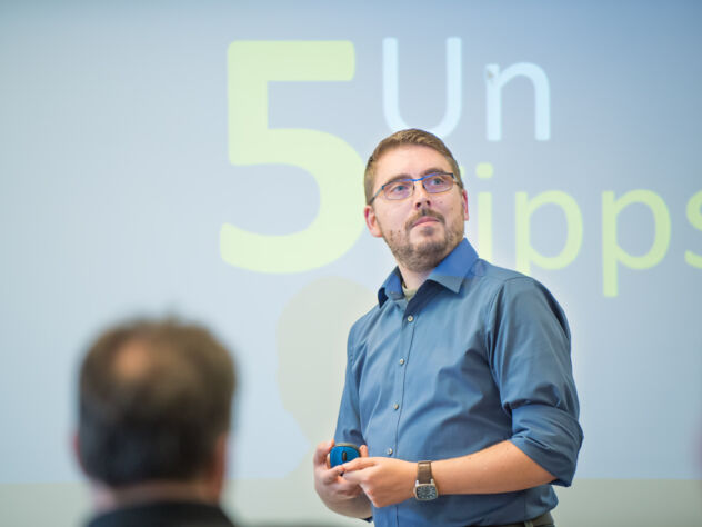 Holger Ahrens auf der Bühne