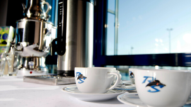 Kaffeepause im Restaurant