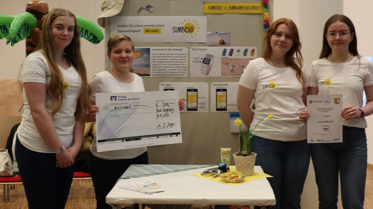 Siegerehrung der Gründer*innen von morgen im Regionalfinale Start-Up Challenge SH