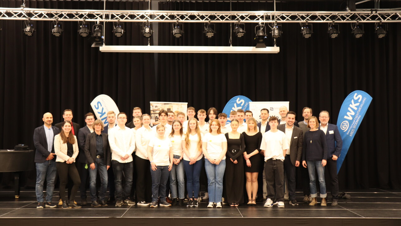Siegerehrung der Gründer*innen von morgen im Regionalfinale Start-Up Challenge SH
