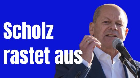 Kanzler Scholz reagiert auf Zwischenrufer - kann man machen