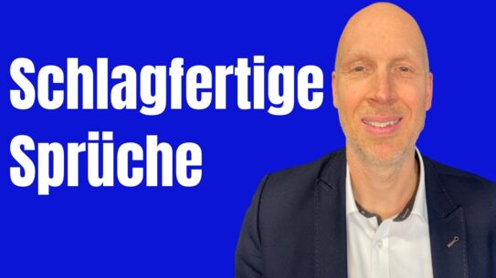 3 schlagfertige Sprüche für jede Situation - helfen sofort