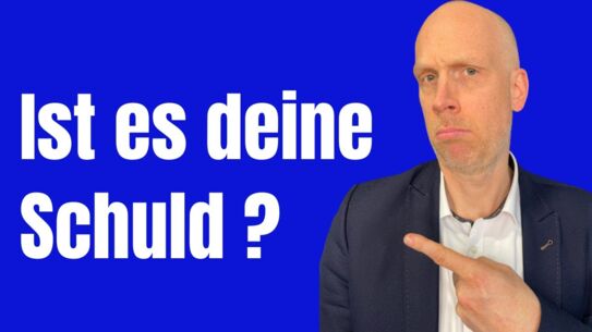 Wie du Verantwortung übernimmst - Schuld kann so sehr helfen