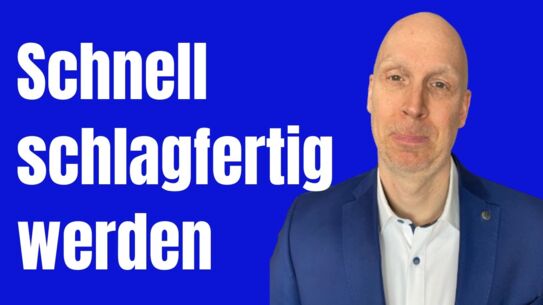 Werde schnell schlagfertig mit 3 Übungen - schnell und leicht