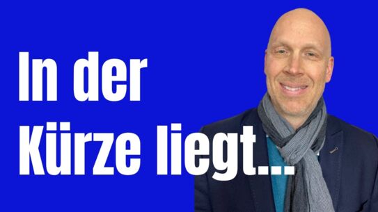 Warum kurze Reden eine bessere Wirkung haben -