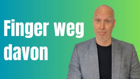 Vermiede diesen Fehler - Du machst es vielleicht auch