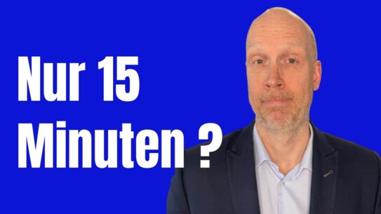 Wie Du Gespräche in 15 Minuten vorbereitest - leicht machbar