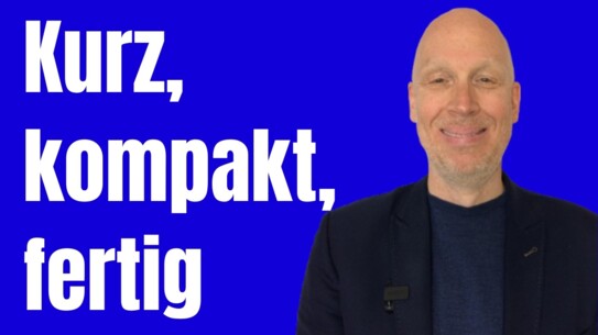 So bekommst Du Kürze in jedes Gespräch - Schluss mit faseln