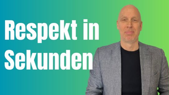 4 Sekunden - und due wirkst Alpha