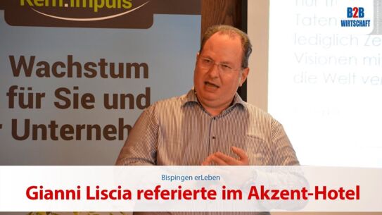 Gianni Liscia referierte im Akzent Hotel