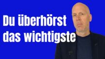 Warum du so  viele Chancen verpasst - kostet richtig Geld