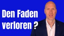Wie du den Faden wieder aufnimmst - leichte, einfache Tipps
