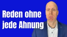 Wie du reden bei völliger Ahnungslosigkeit halten kannst
